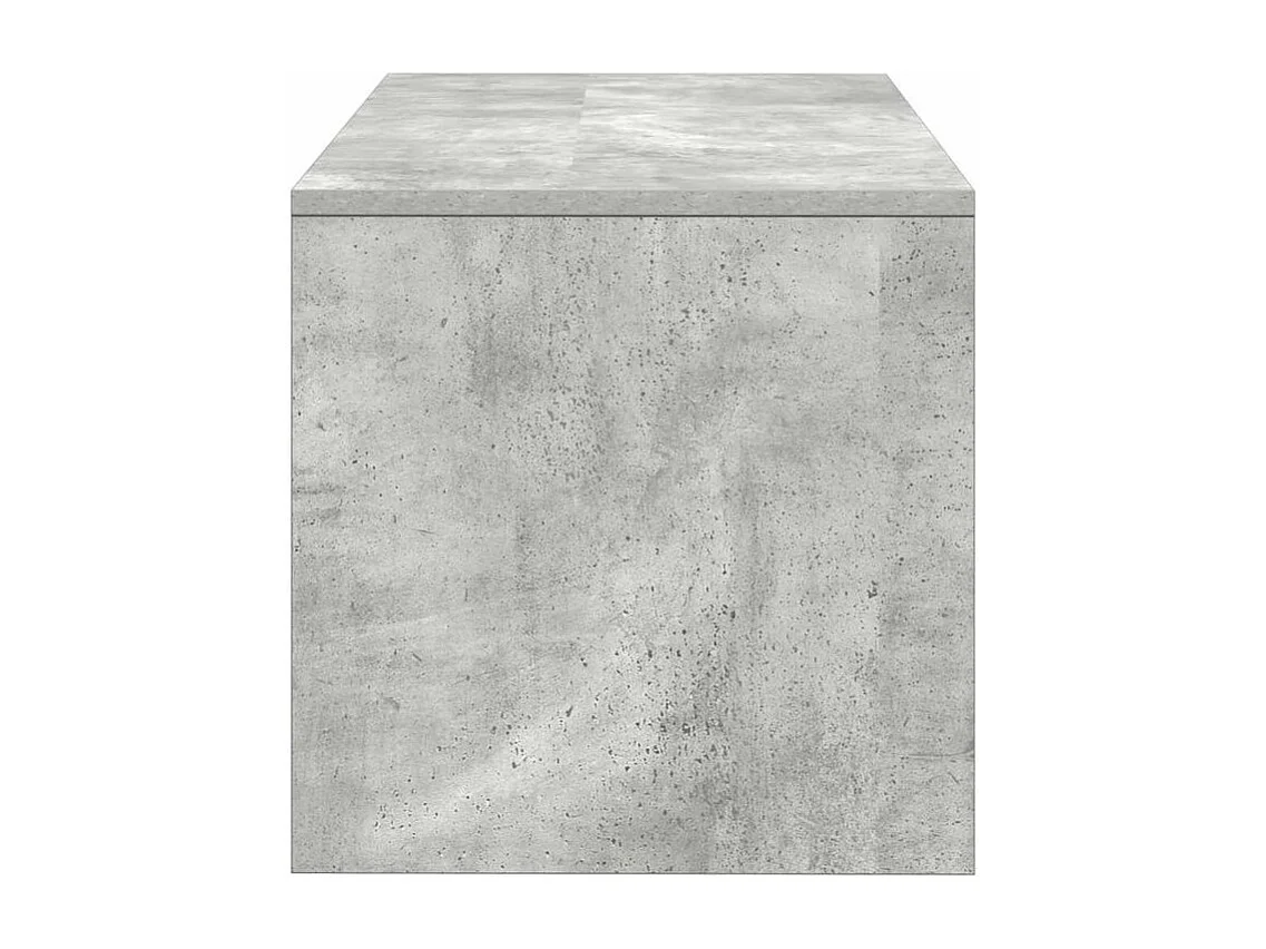 Meuble TV gris béton 60x40x40 bois d'ingénierie