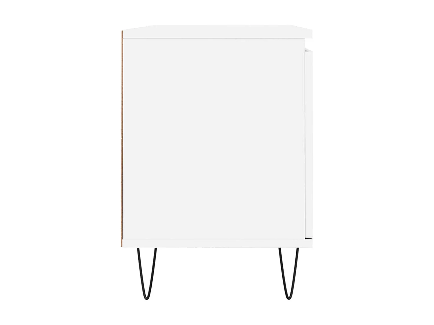 Meuble TV blanc 104x35x50 bois d'ingénierie