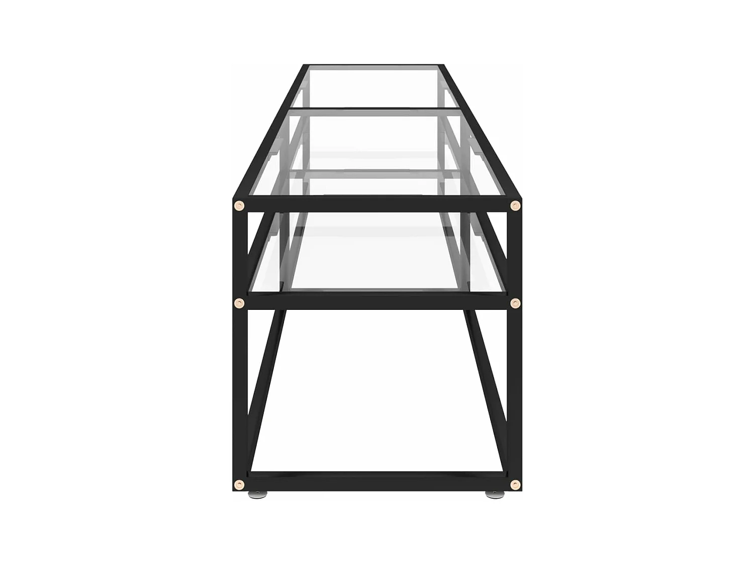 Meuble TV Transparent 180x40x40,5 Verre trempé