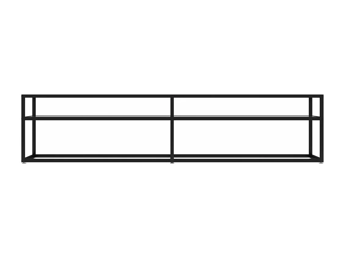 Meuble TV Transparent 180x40x40,5 Verre trempé