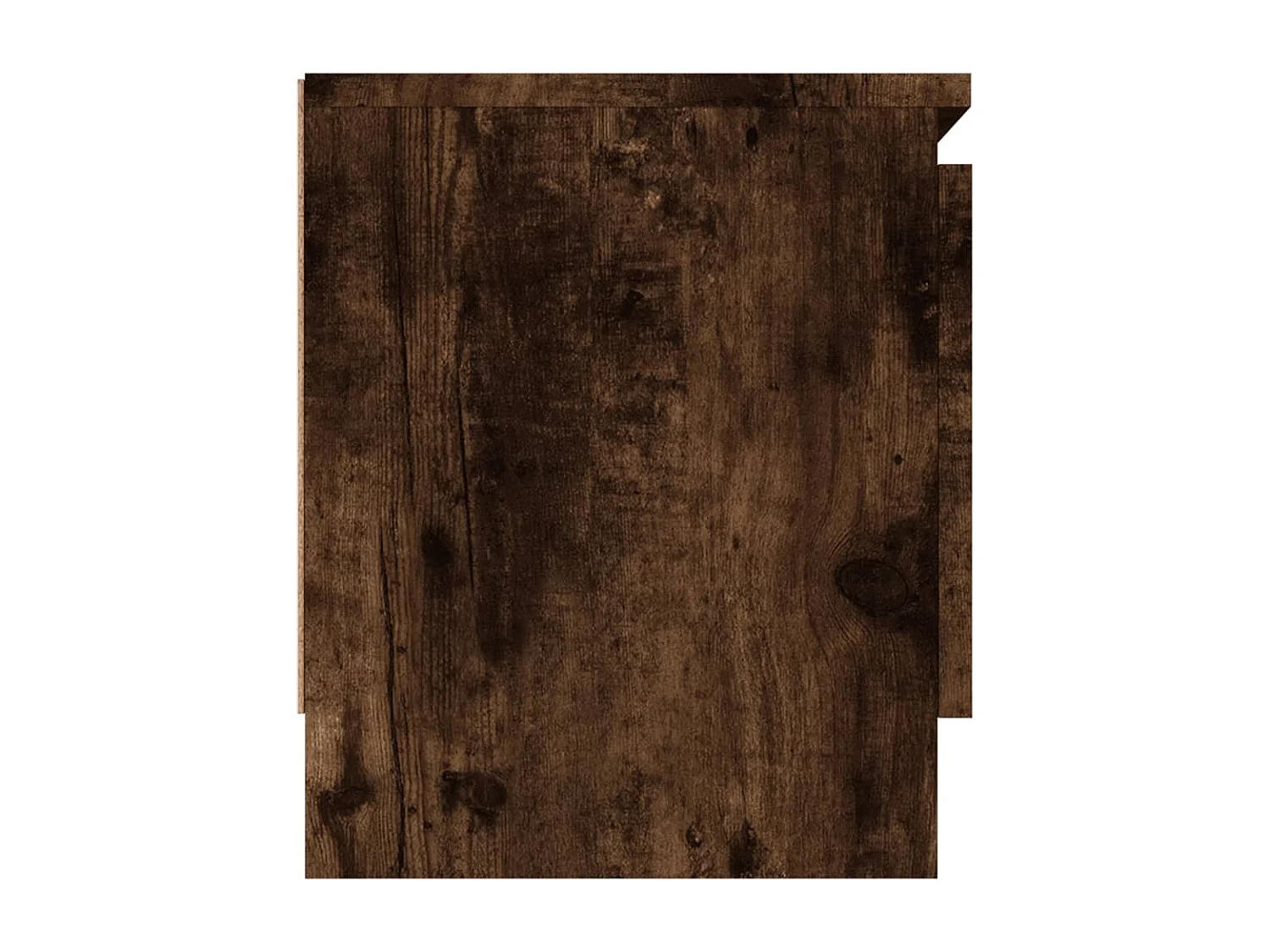 Meuble TV avec porte Chêne fumé 102x30x36