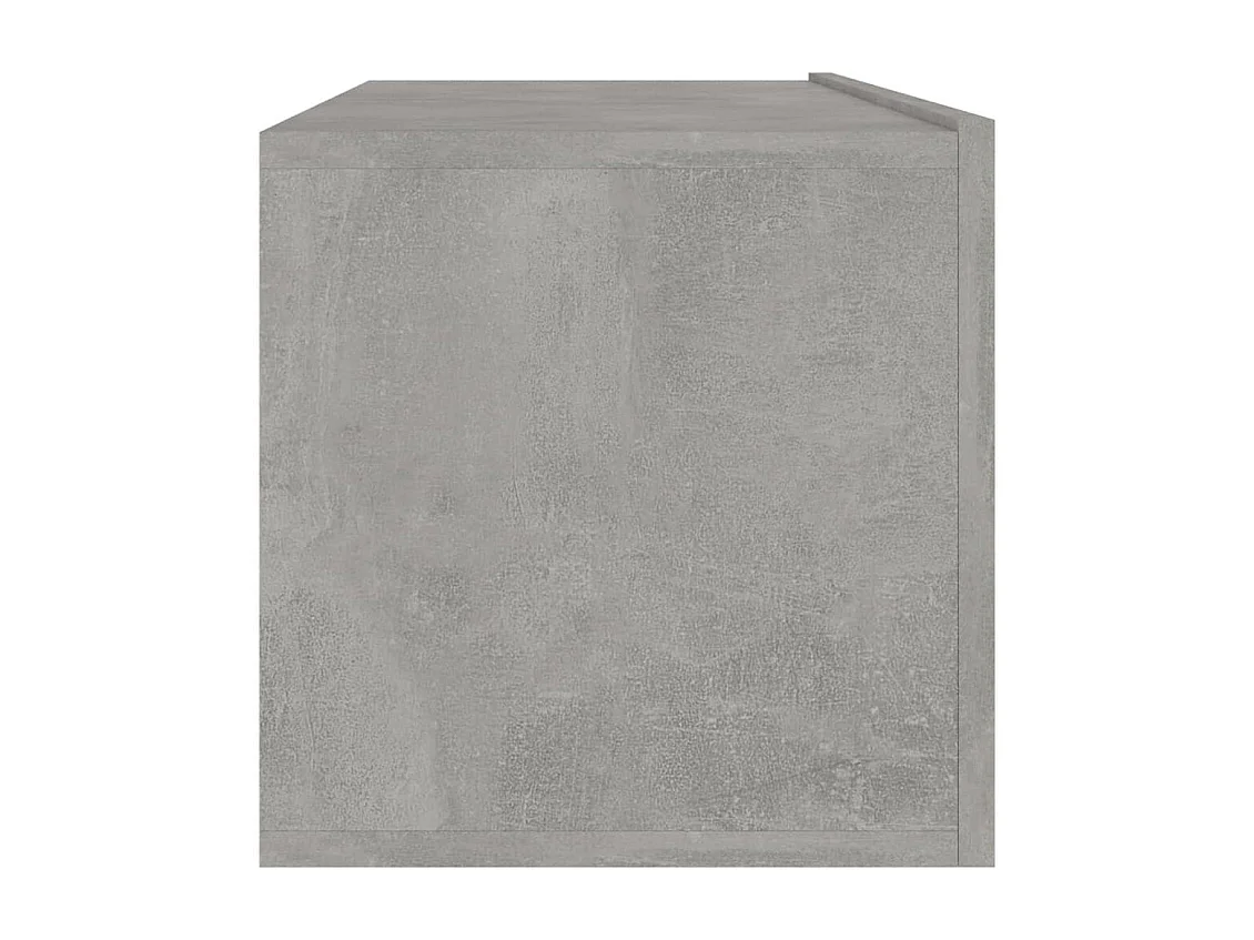 Meuble TV Gris béton 100x30x30