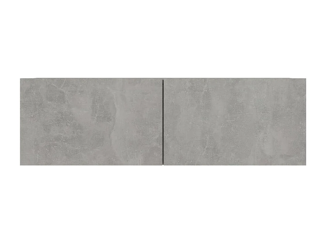 Meuble TV Gris béton 100x30x30