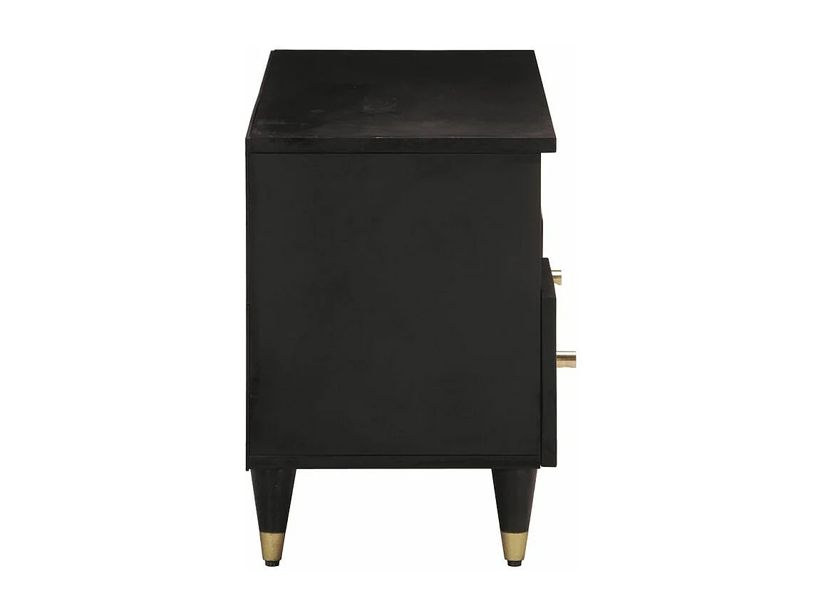 Meuble TV 100x33x46 bois massif de manguier