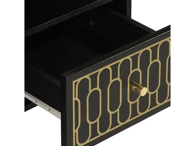 Meuble TV 100x33x46 bois massif de manguier