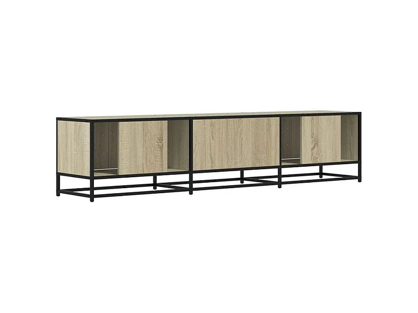 Meuble TV chêne sonoma 180x35x41 bois d'ingénierie