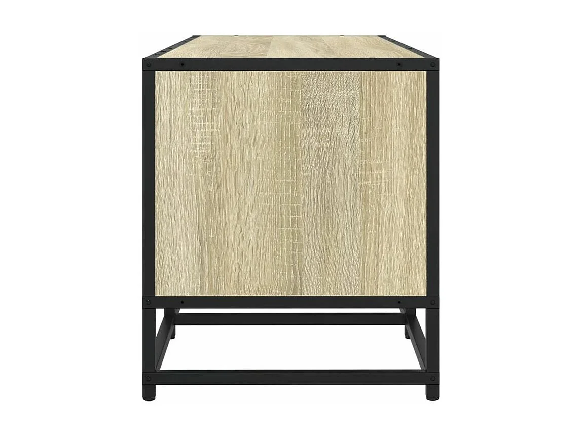 Meuble TV chêne sonoma 180x35x41 bois d'ingénierie