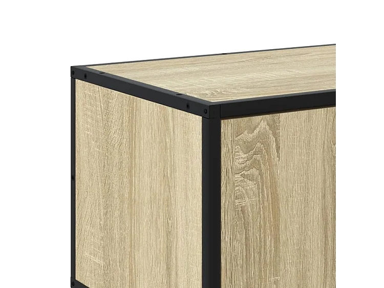 Meuble TV chêne sonoma 180x35x41 bois d'ingénierie