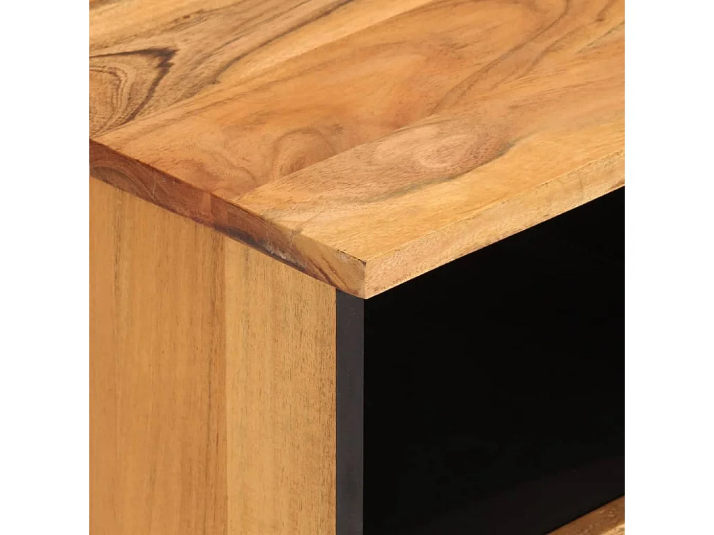 Meuble TV 100x33x46 bois d'acacia solide