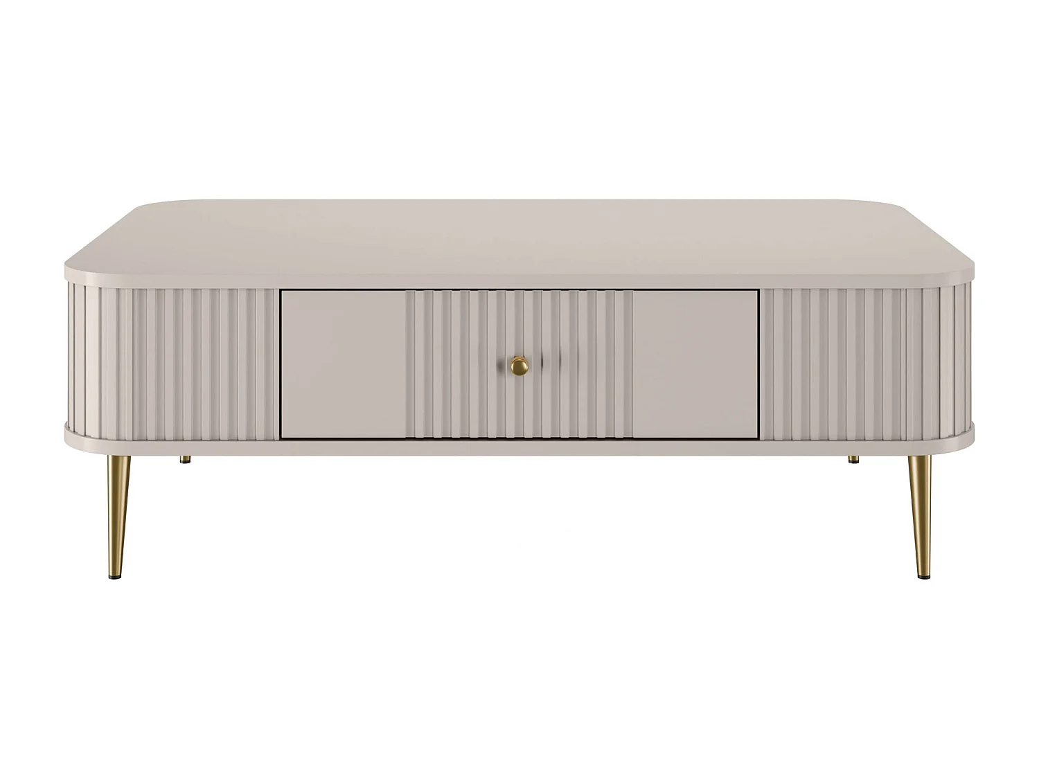 Mesita 1 cajón con pie metálico 103x35 cm