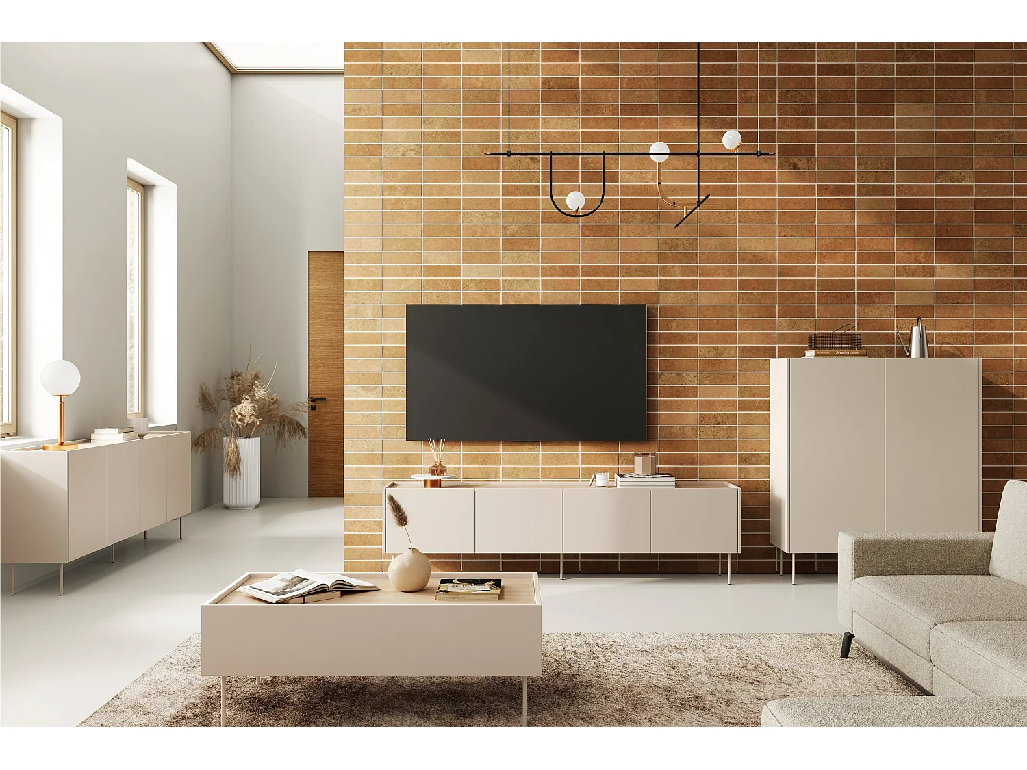 Lage tafel 2 laden met metalen voet 120x45 cm