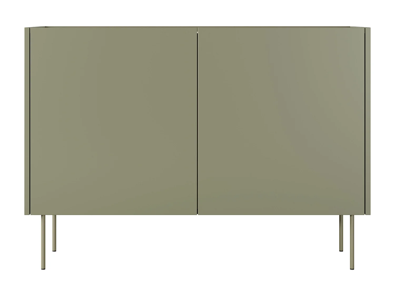 Cômoda 2 portas com pé metálico 120x85 cm