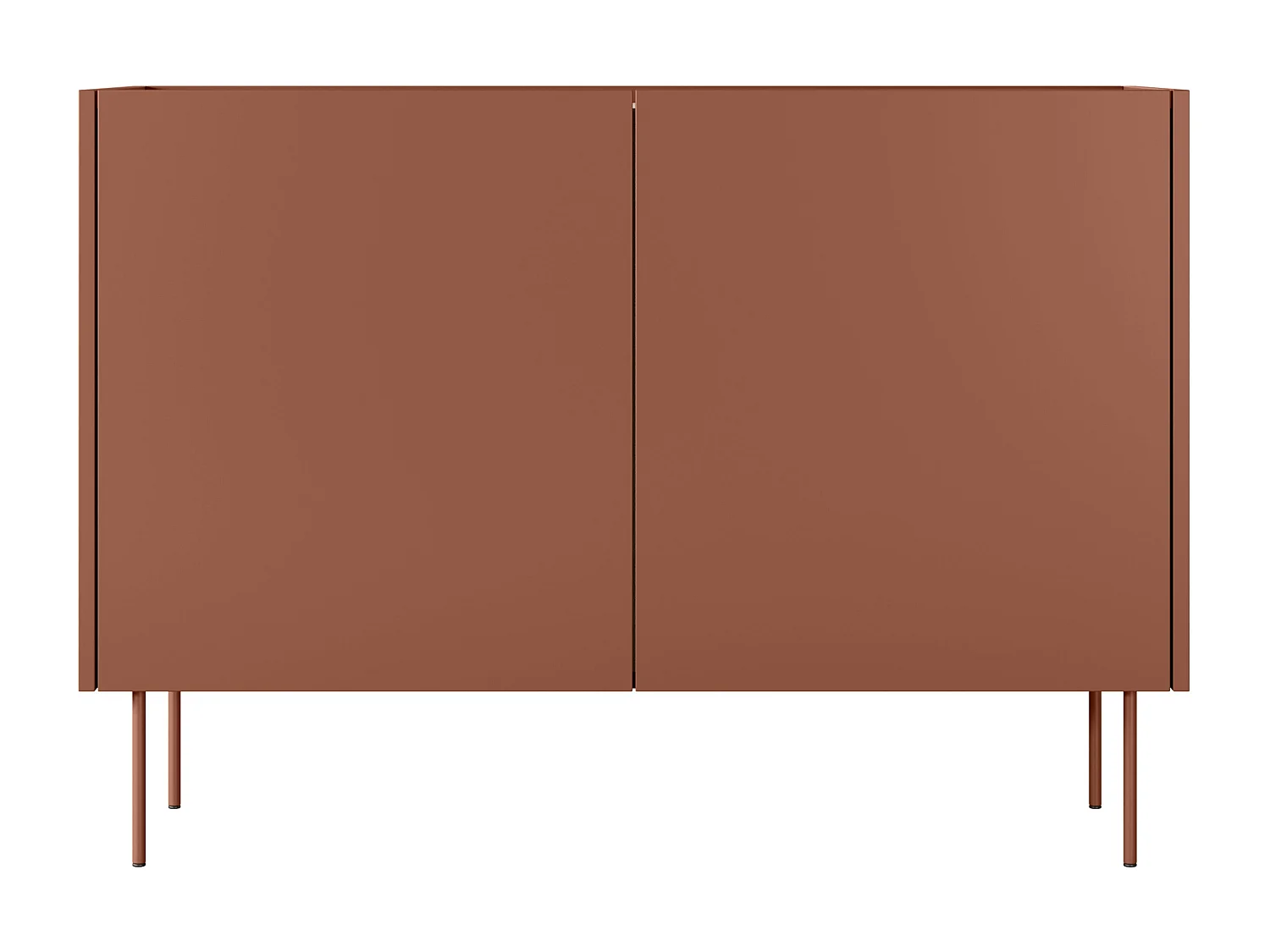 Cômoda 2 portas com pé metálico 120x85 cm