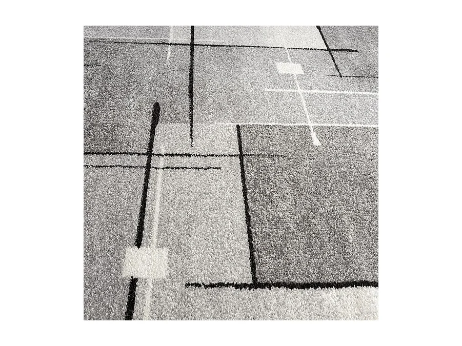 Alfombra Pearl Salón morno Pelo corto, Gris, 80 x 140 cm