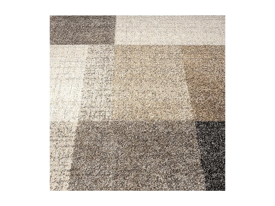 Tapis Pearl moderne salon géométrique, Beige, 200 x 280 cm
