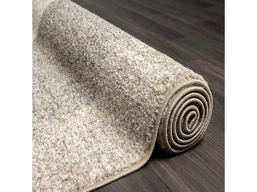 Tapis Pearl moderne salon géométrique, Beige, 80 x 140 cm