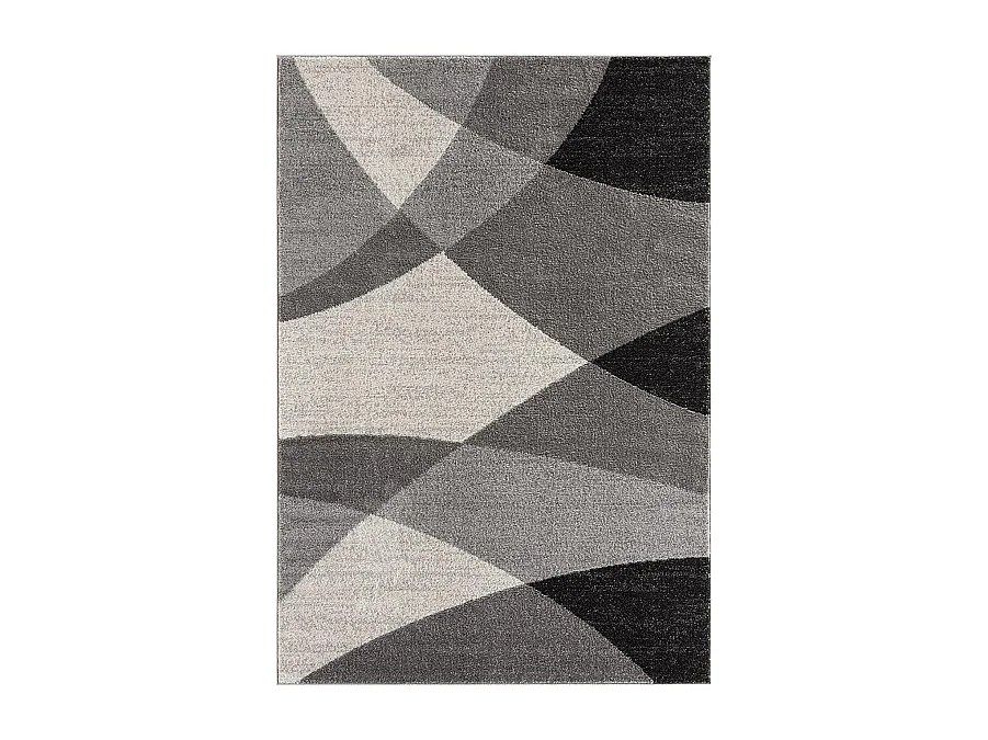 Alfombra Pearl Salón morno Corte contorno, Gris, 240 x 330 cm
