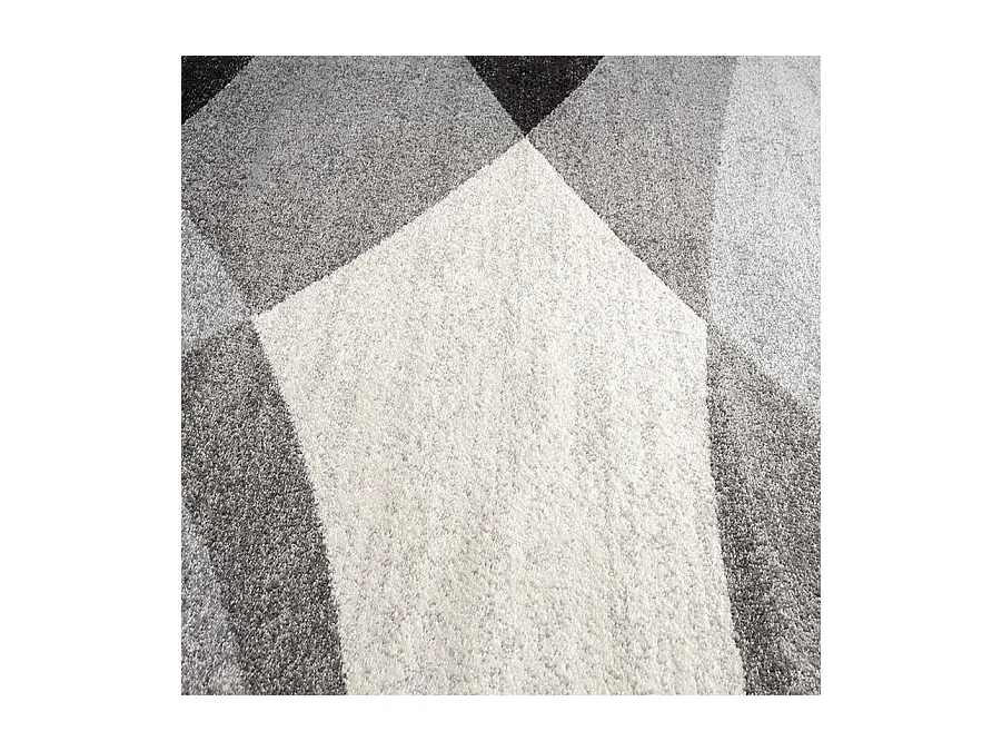 Alfombra Pearl Salón morno Corte contorno, Gris, 240 x 330 cm