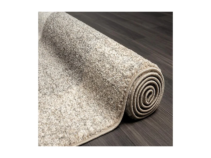 Tapis Pearl moderne salon géométrique, Beige, 140 x 200 cm