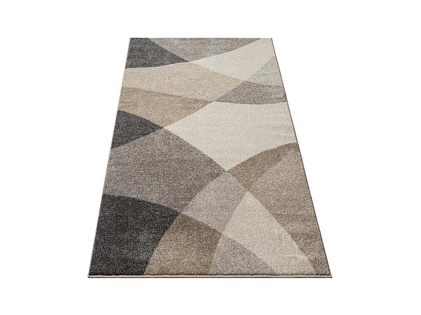 Alfombra Pearl Salón morno Corte contorno, Beige, 140 x 200 cm