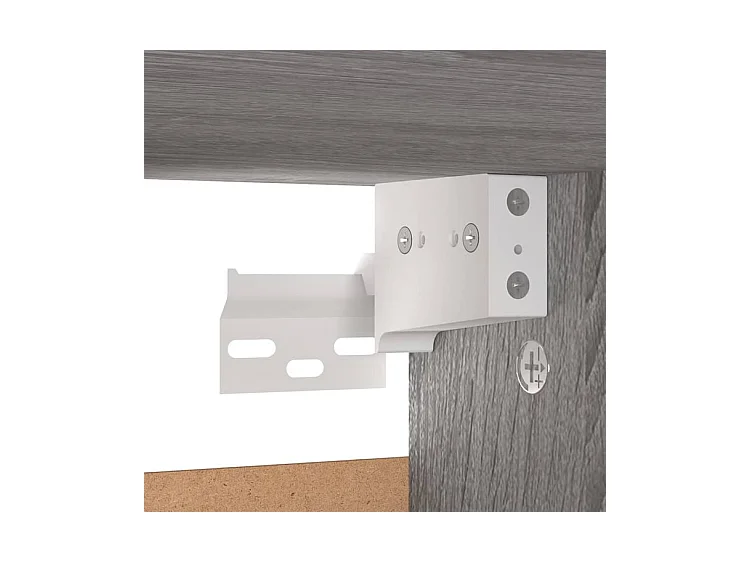 Meuble à chaussures Linka H 70cm – Design élégant et pratique-Couleur Chêne gris