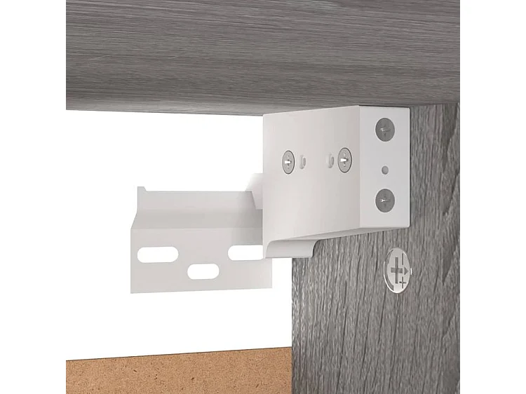 Meuble à chaussures Linka H 70cm – Design élégant et pratique-Couleur Chêne gris