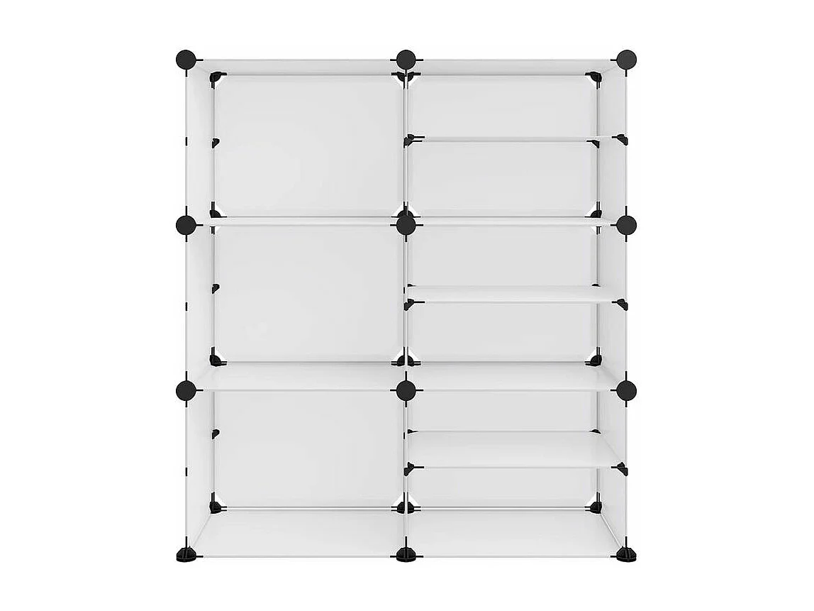 Étagère à chaussures Transparent 84x31,5x93 PP