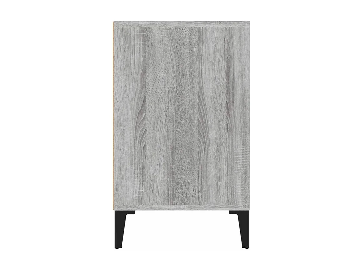 Armoire à chaussures Sonoma gris 102x36x60 Bois d'ingénierie