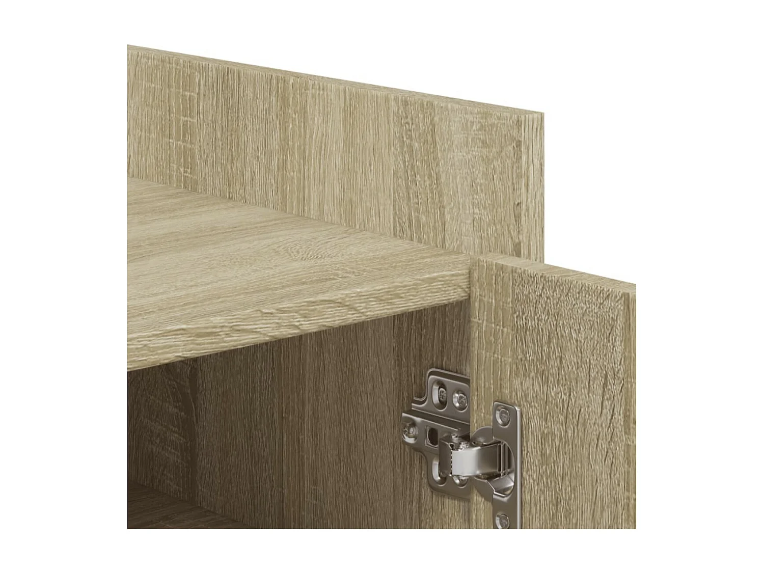 Armoire à chaussures en bois Lika L52xP37.5xH100 - Compacte et moderne-Couleur Noir