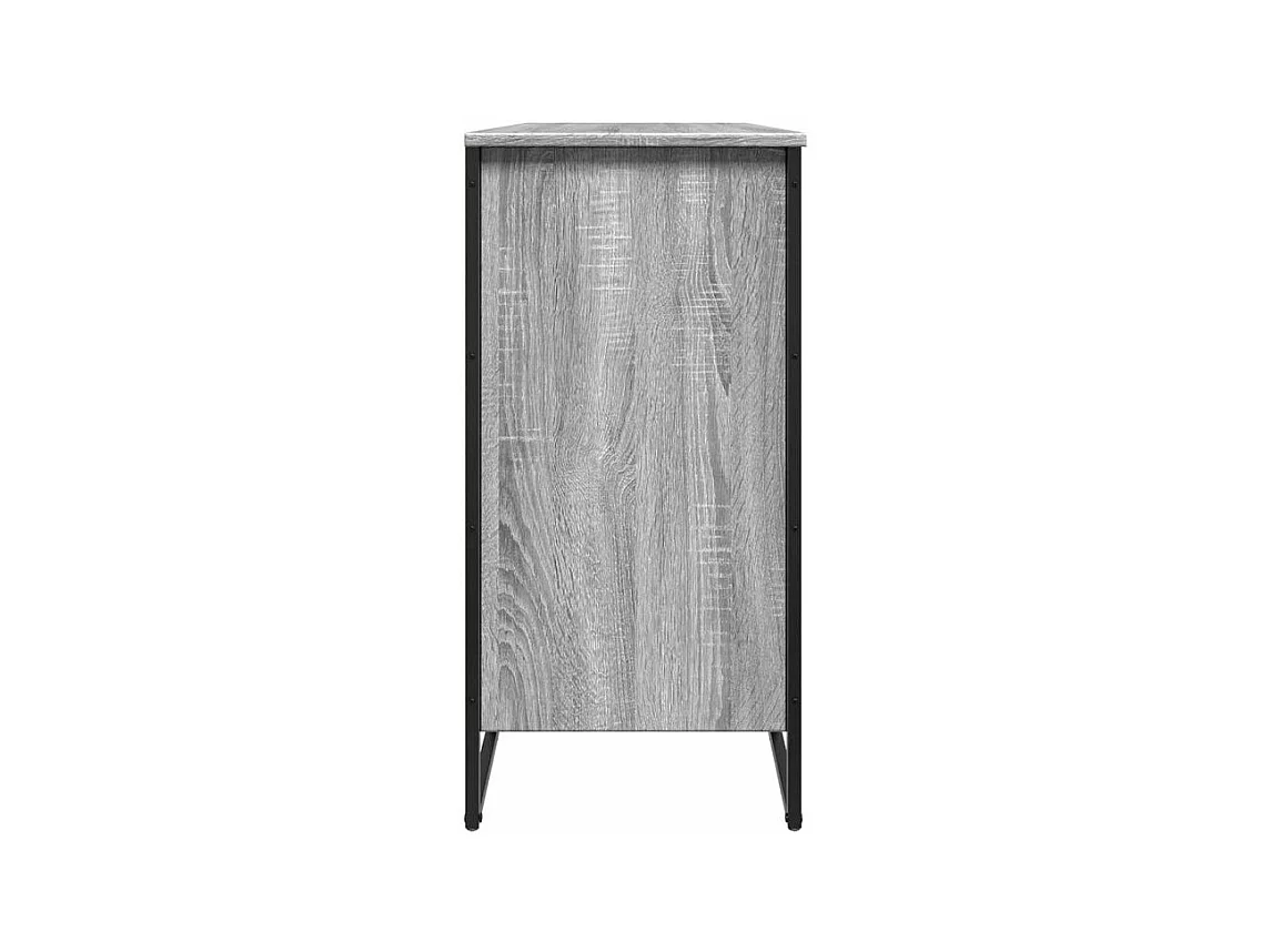 Armoire à chaussures sonoma gris 80x38x78 bois d'ingénierie