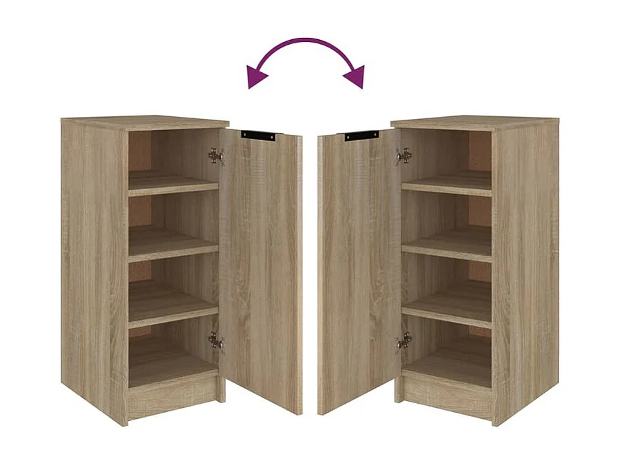Armoire à chaussures Chêne Sonoma 30x35x70 Bois d'ingénierie