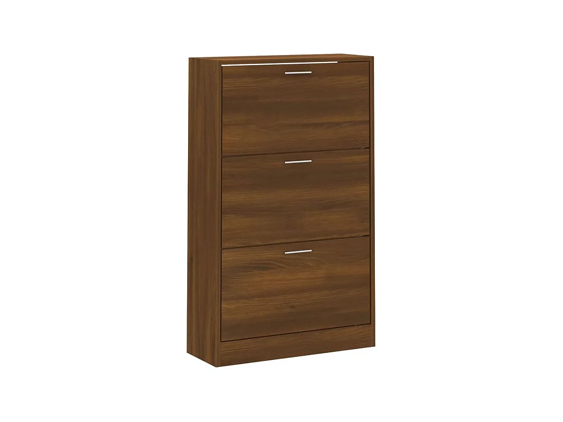 Armoire à chaussures Chêne marron 63x24x103 Bois d'ingénierie