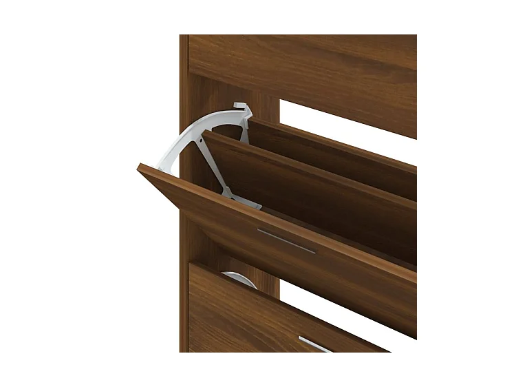 Armoire à chaussures Chêne marron 63x24x103 Bois d'ingénierie