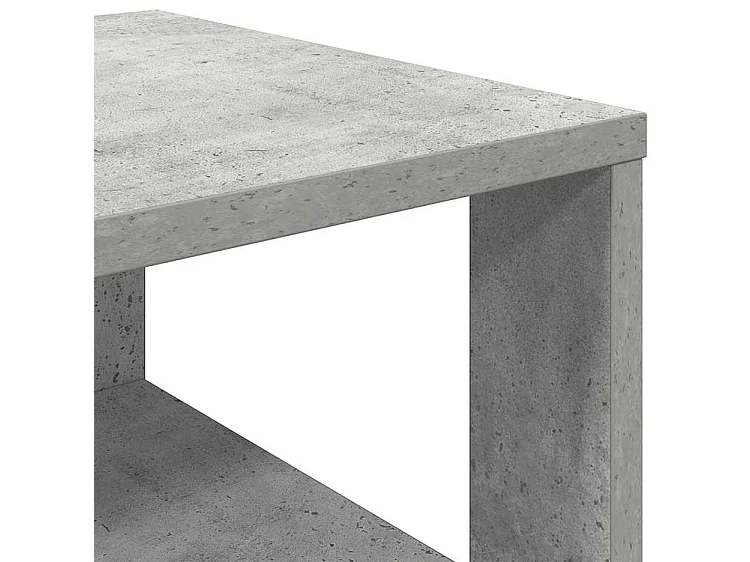 Étagère à chaussures gris béton 61x32x70 bois d'ingénierie