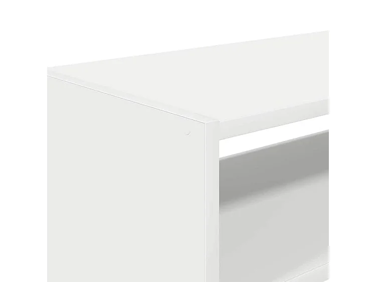 Étagère à chaussures 2 niveaux empilable – Solution Flexible et élégante pour le rangement-Couleur Blanc