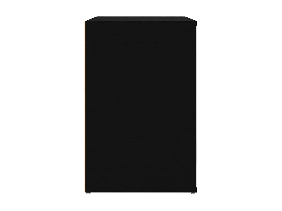 Armoire à chaussures Noir 130x35x54 Bois d'ingénierie