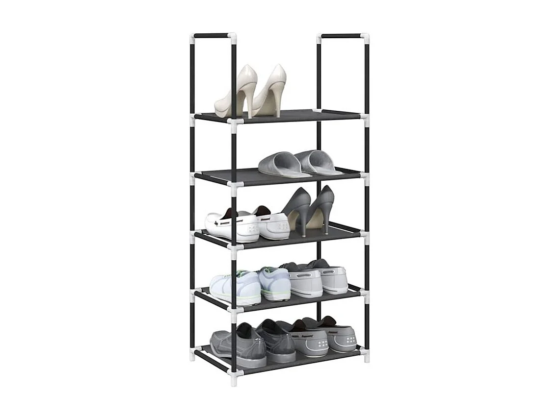 Étagère à chaussures 5 niveaux 44x28x94 tissu non-tissé