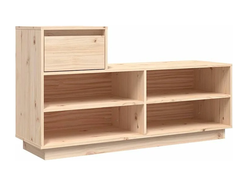Armoire à chaussures 110x34x61 Bois de pin massif