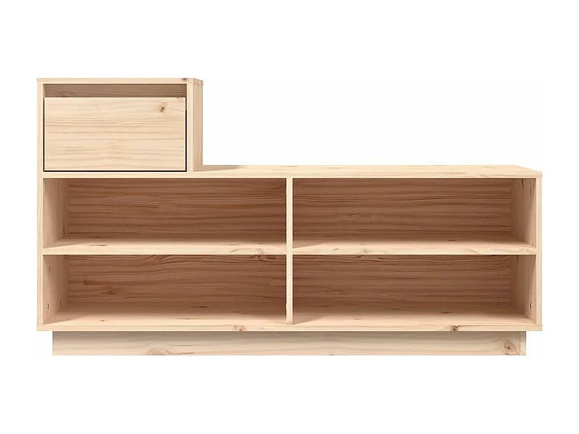 Armoire à chaussures 110x34x61 Bois de pin massif