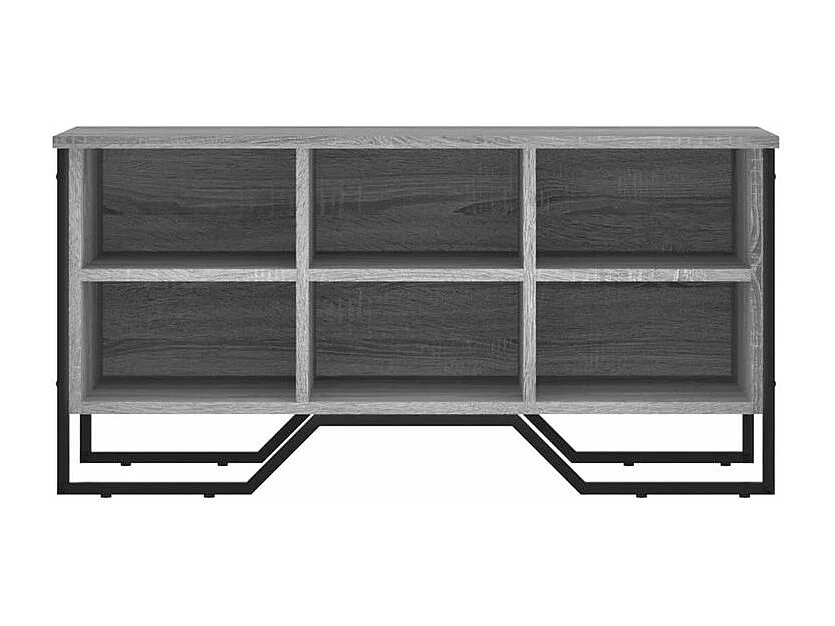 Armoire à chaussures sonoma gris 90x38x45,5 bois d'ingénierie