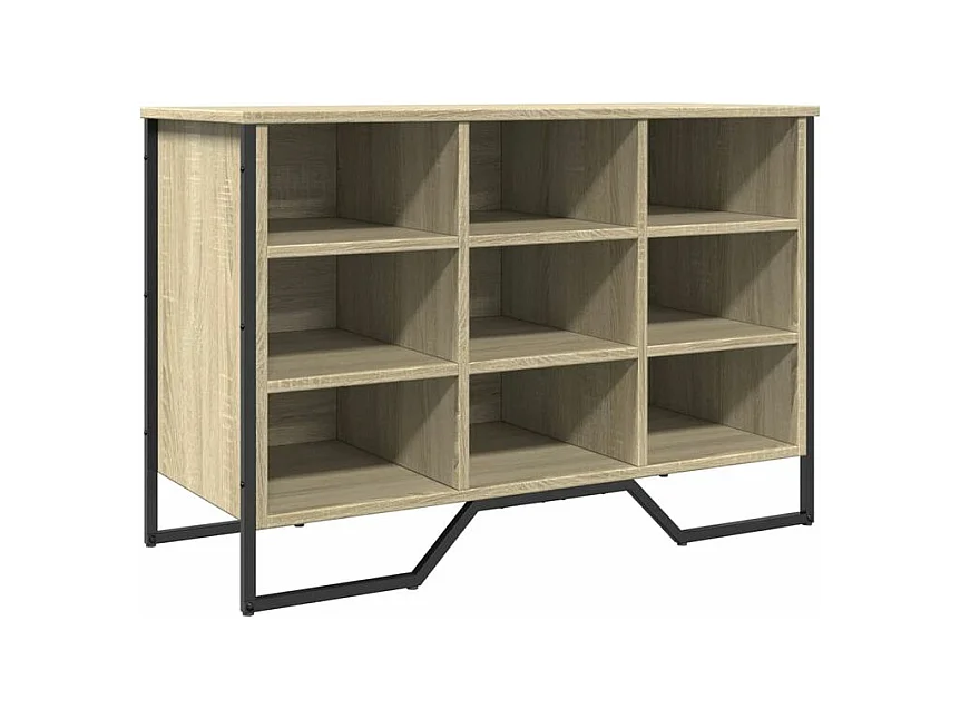 Armoire à chaussures chêne sonoma 90x38x61,5 bois ingénierie