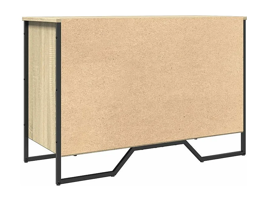 Armoire à chaussures chêne sonoma 90x38x61,5 bois ingénierie