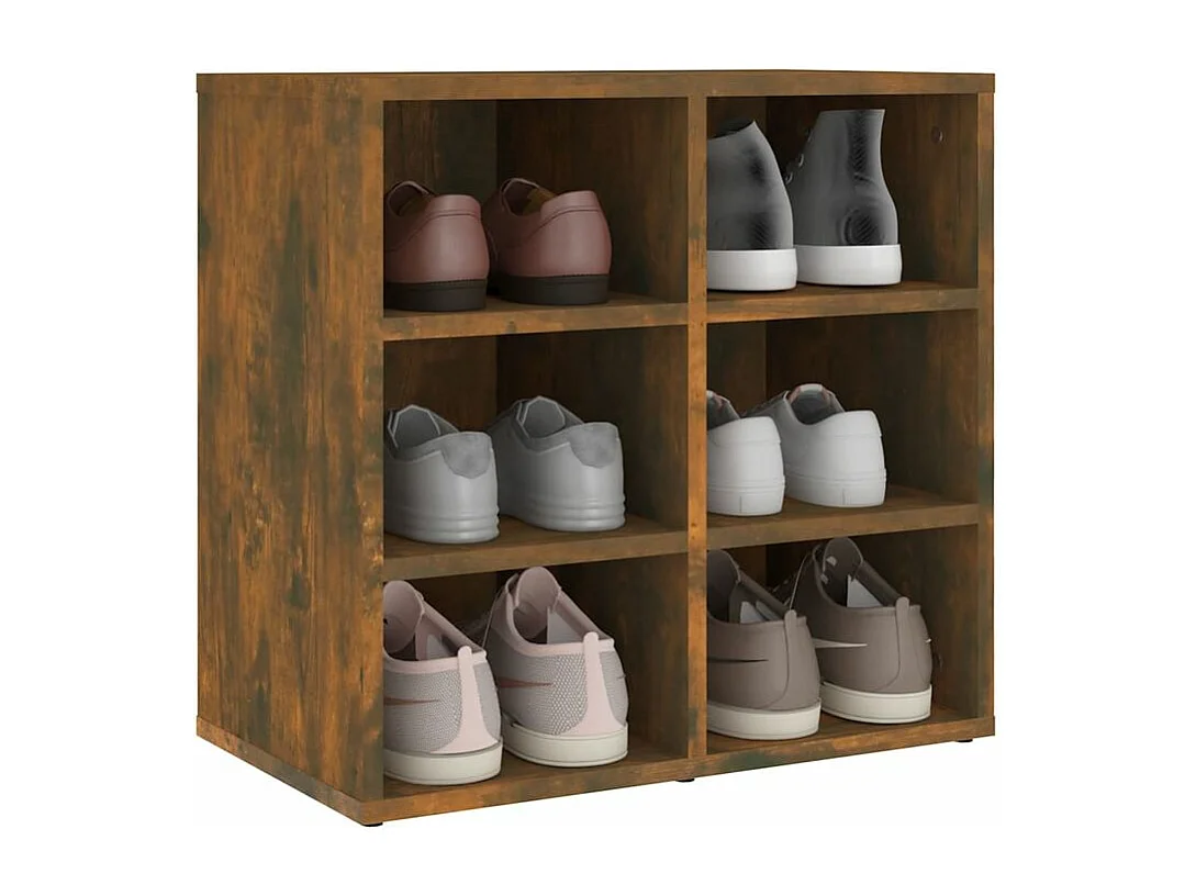 Armoires à chaussures 2 pcs Chêne fumé 52,5x30x50