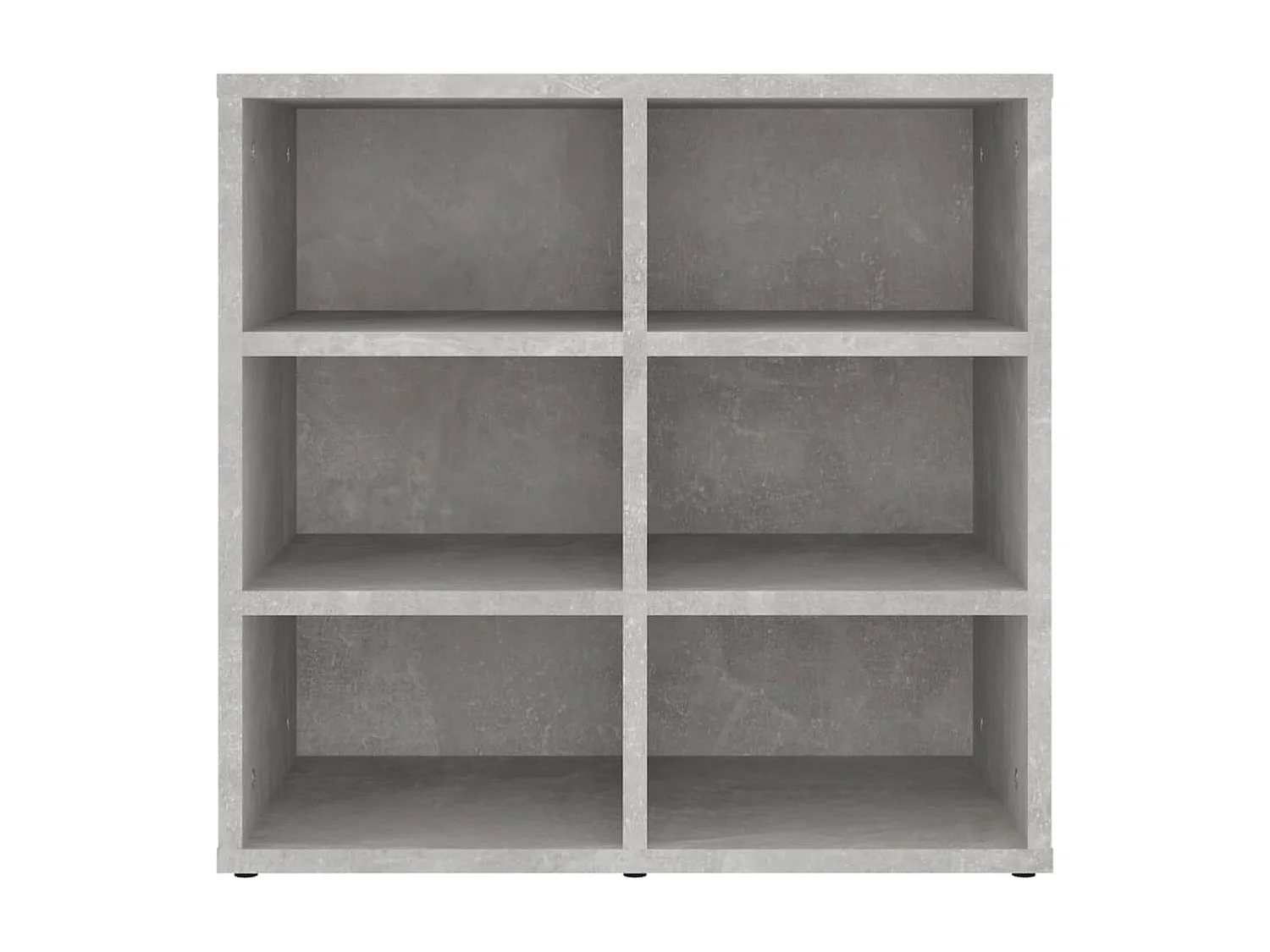 Armoires à chaussures 2 pcs Gris béton 52,5x30x50