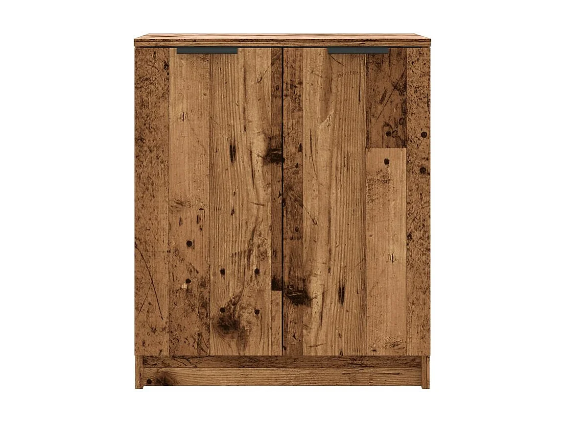 Armoire à chaussures vieux bois 59x35x70 bois d'ingénierie