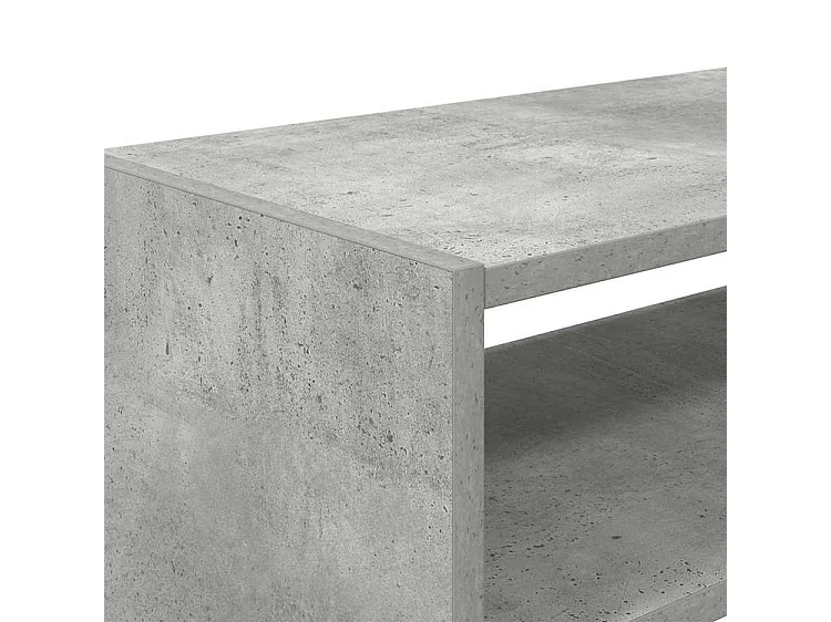 Étagères à chaussures 2 pcs empilable gris béton 60x30x30,5