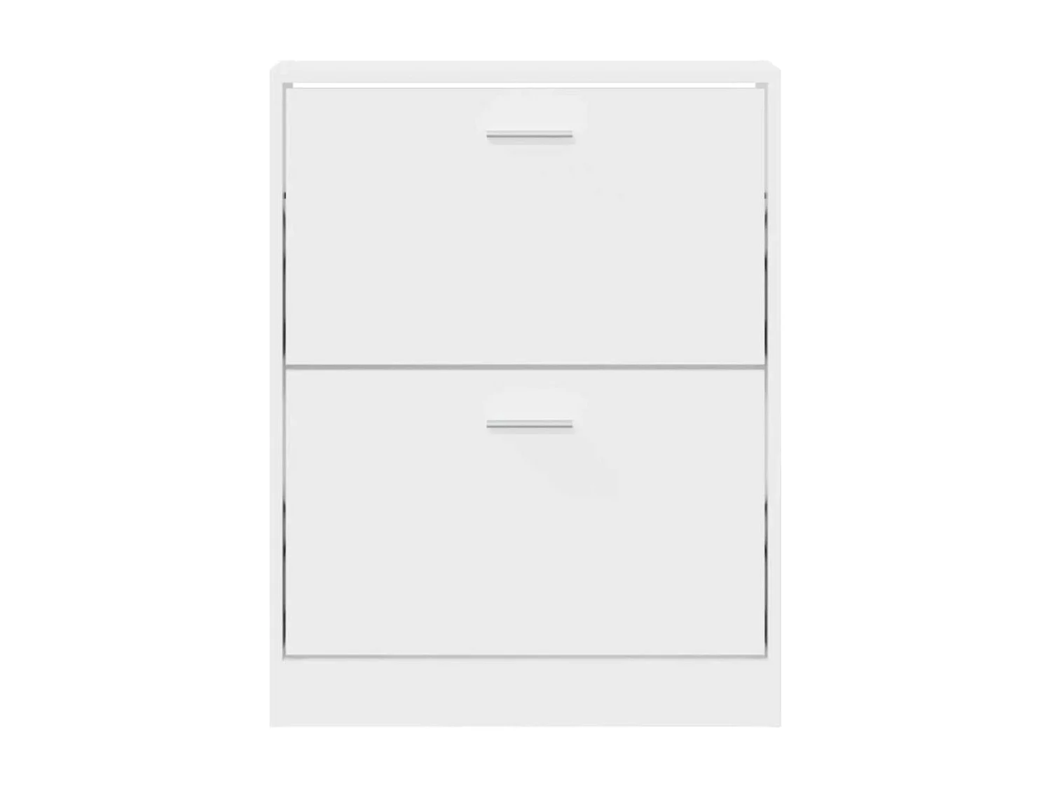 Armoire à chaussures en bois Puerto L59xH81xP17 – 2 portes rabattables-Couleur Noir