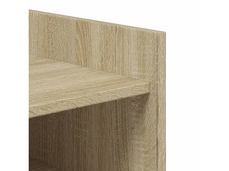 Etagères à chaussures en bois Lizza L75xH100xP38 – Élégance et praticité-Couleur Chêne clair