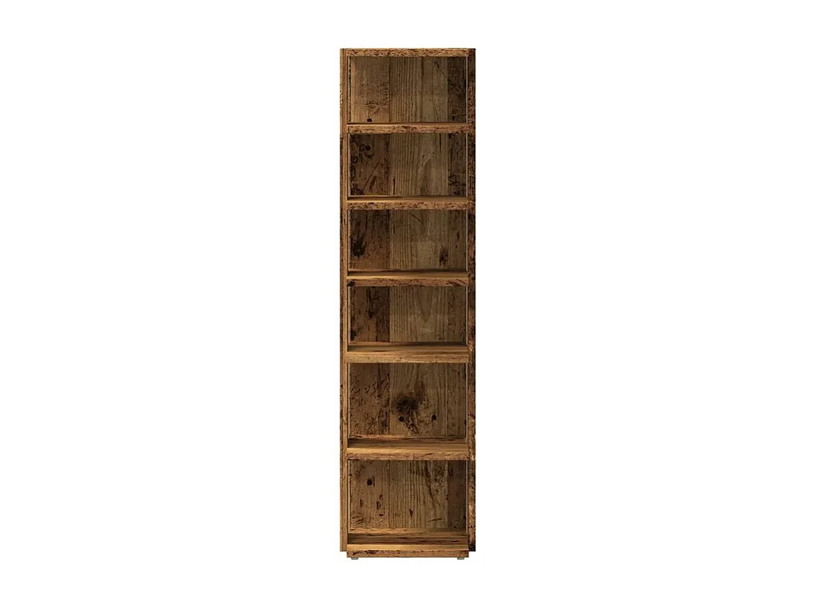 Armoire à chaussures vieux bois 28x27x102 bois d'ingénierie