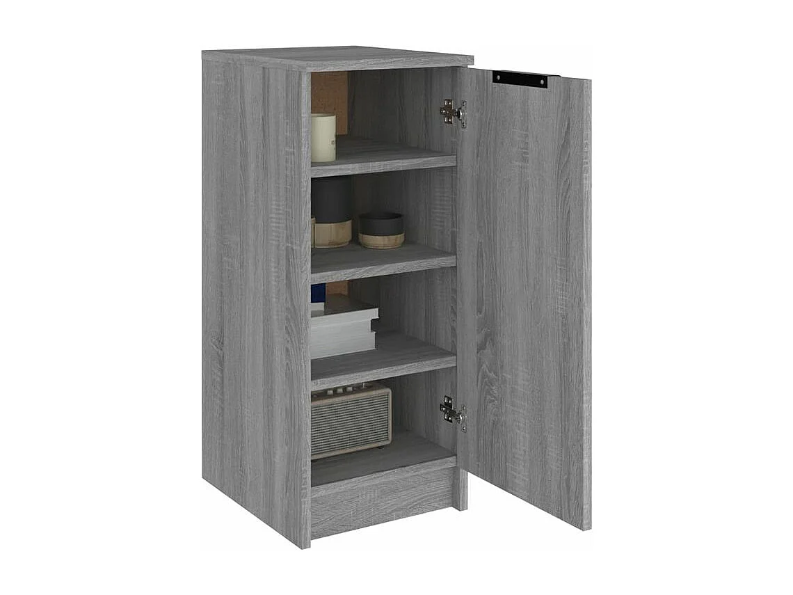 Meuble à chaussures Sonoma gris 30x35x70 Bois d'ingénierie